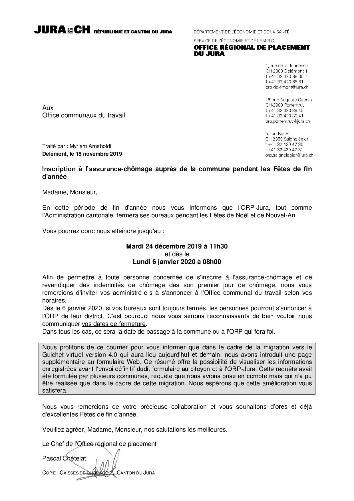 lettre type fermeture NOEL aux communes 2019 page 001