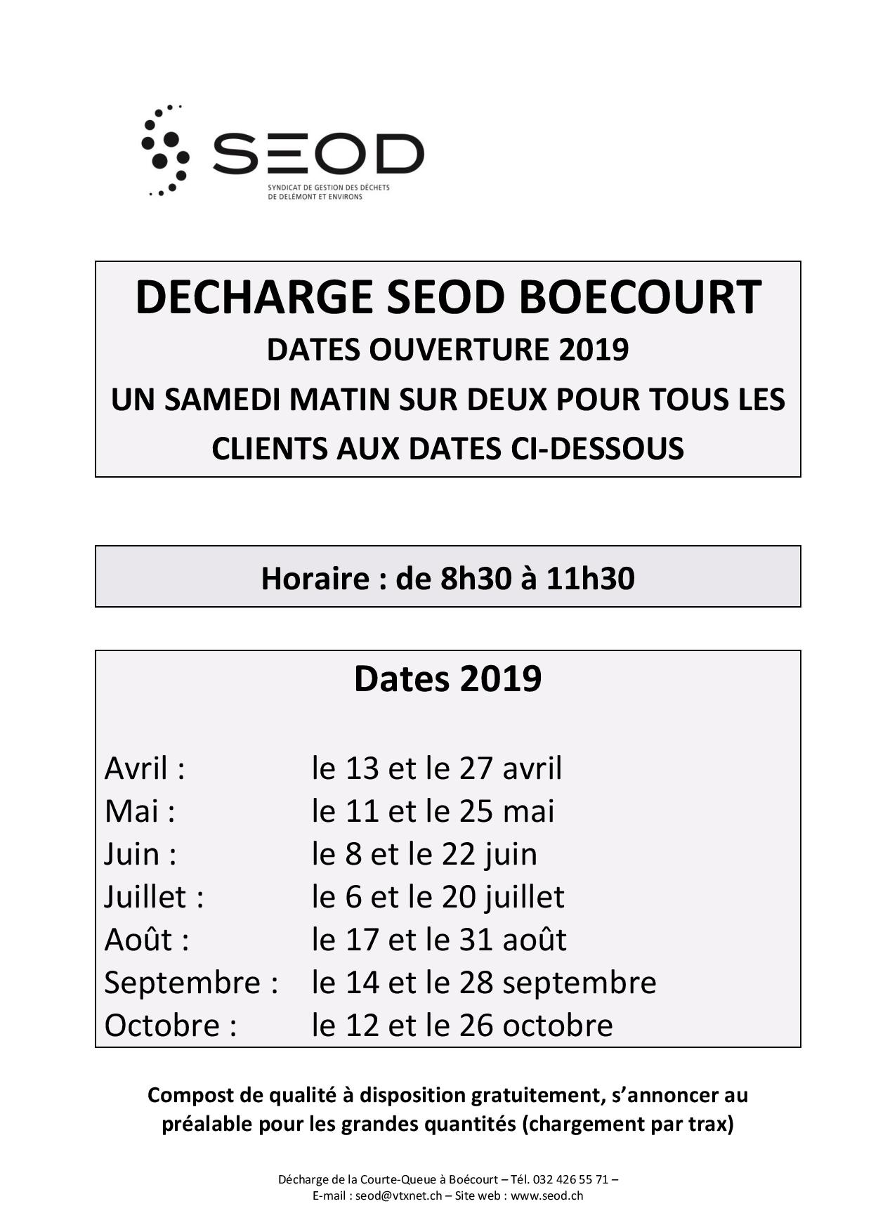 Ouverture 2019 décharge SEOD samedi matin page 001