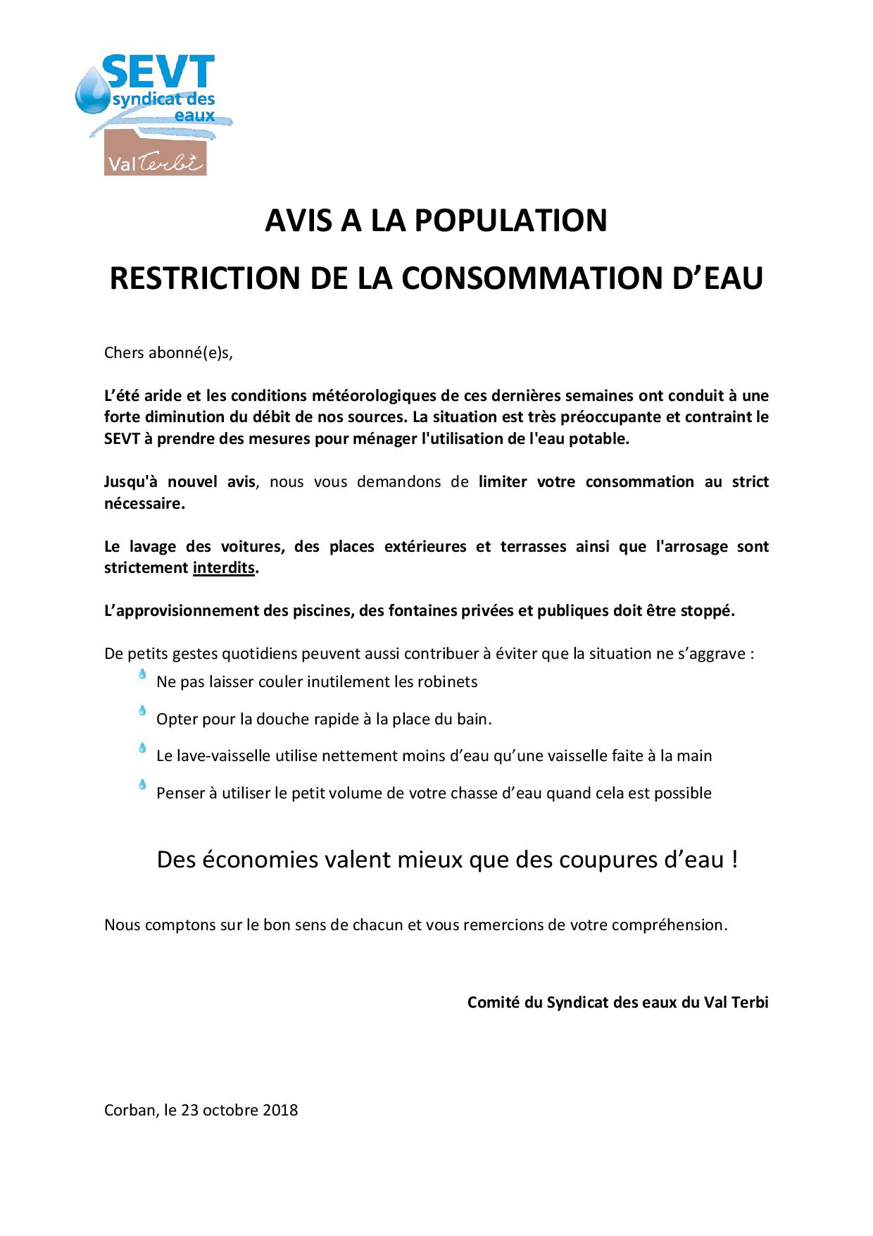 restriction d eau octobre 2018 page 001